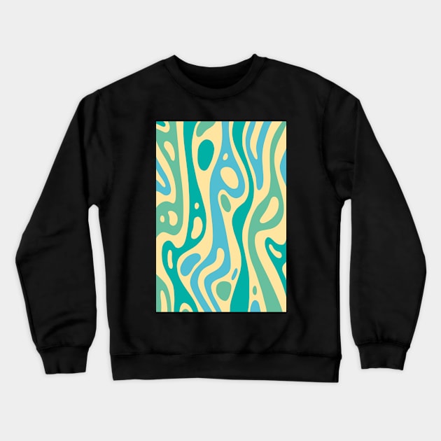 Floaty Fluid III Crewneck Sweatshirt by Kudden